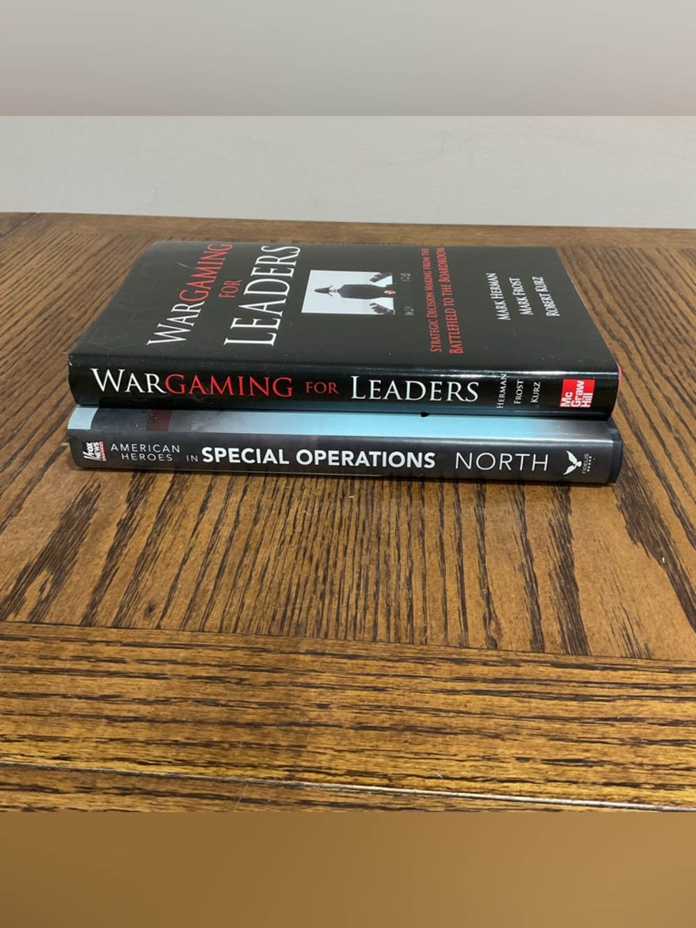 Wargaming for Leaders + Autographed Special Operations North Hardcover Set